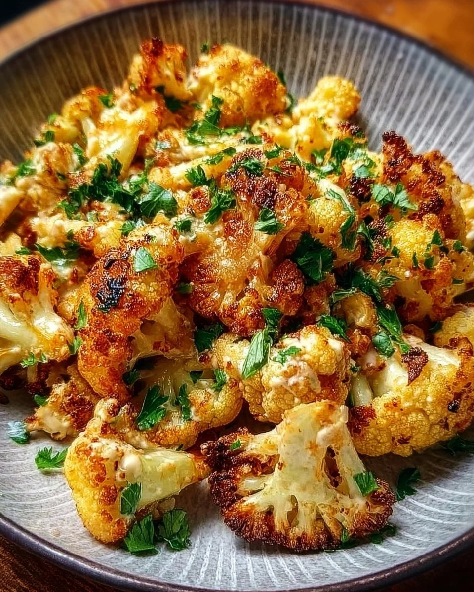 Moroccan Cauliflower with Tahini-Honey